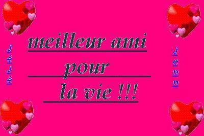 ma meilleur ami pr la vie